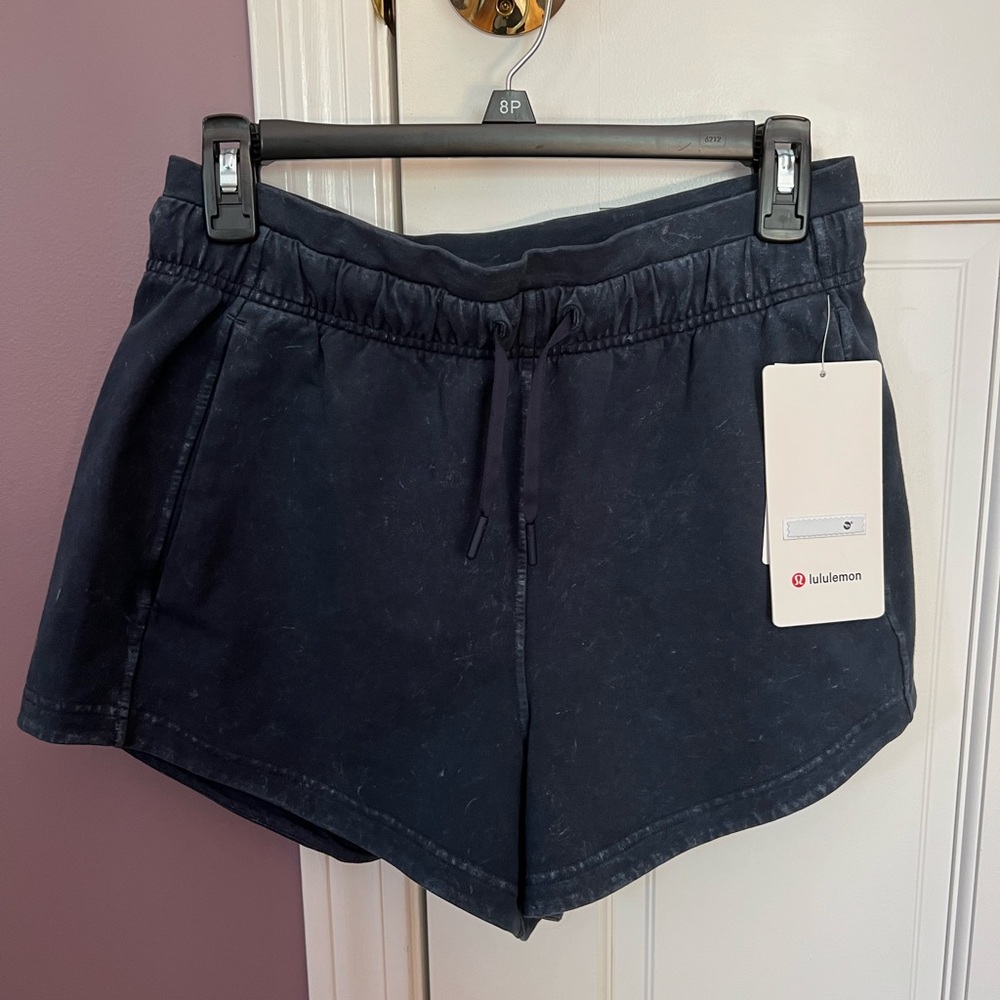 Lululemon inner glow high rise tie dye shorts